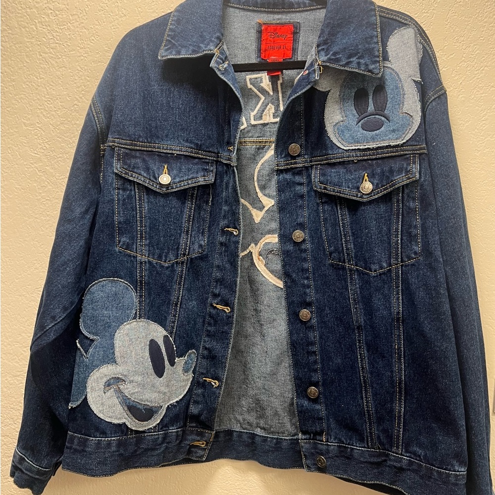 Disney x Forever 21 limited edition oversized Denim Jacket new without tag